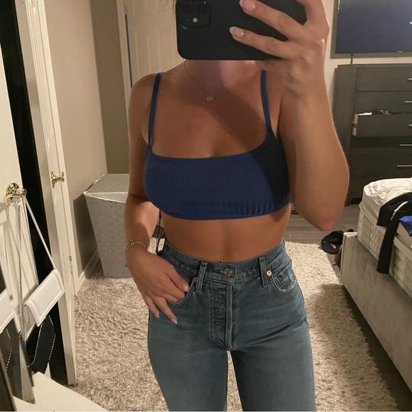 Pretty Little Thing Blue Bralette - Picture 1 of 4